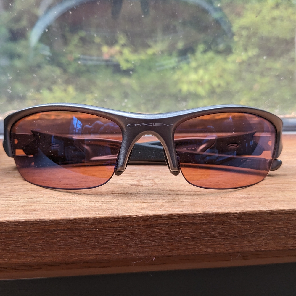Oakley Cycling Sunglasses with Black And Grey Frames